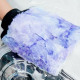 Рукавица для мойки кузова плюшевая особомягкая, Пурпурная PURESTAR Color-pop wash mitt, 20x25cm