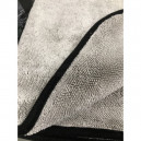 Микрофибровое полотенце для сушки авто "Волчара 2.0", 50*60 см, светло серое, 900 гр/м2, 10шт