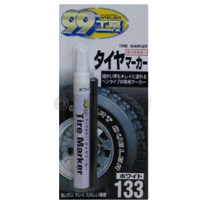 Маркер для резины,белый SOFT99 Tire Marker White