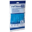 Reflexx Многоразовые защитные перчатки, нитриловые 33 см. Reflexx R95-L. 44 гр. Толщина 0,22 мм.