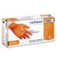 Reflexx Сверхпрочные резиновые перчатки, нитриловые, оранж, Reflexx N85-XXL. 8,4 гр. Толщина 0,2 мм.