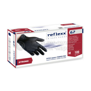 Reflexx Одноразовые перчатки химостойкие. Reflexx R67-XL. 5,5 гр. Толщина 0,11 мм.
