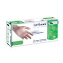 Reflexx Одноразовые перчатки виниловые 24 см. Reflexx R36-M. 4,5 гр. Толщина 0,07 мм.