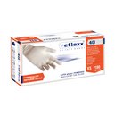 Reflexx Одноразовые перчатки латексные 24 см. Reflexx R40-L. 5,4 гр. Толщина 0,09 мм.