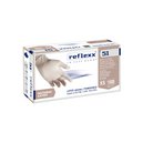Reflexx Одноразовые перчатки латексные 24 см. Reflexx R51-M. 5 гр. Толщина 0,08 мм.