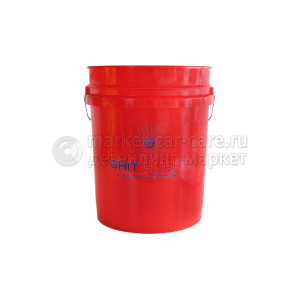 Premium Bucket - Сверхпрочное Ведро 20 л, цвет красный, GRIT GUARD