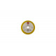 Поролоновый полировальный диск Rupes DA средней жесткости желтый, Ø 80/100 мм 