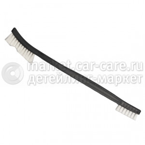 Мини щетка двухсторонняя мягкая, белая щетина LERATON DOUBLE SIDE SOFT MINI BRUSH BR17