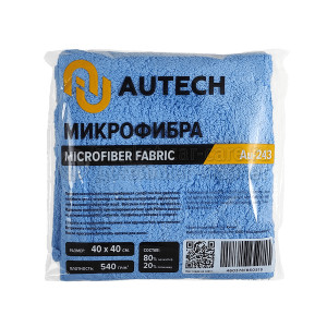 Микрофибровая салфетка AuTech PROFI-MICROFASERTUCH  40*40 см, синяя 
