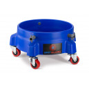 Тележка для ведра на колесах с тормозами / GRIT GUARD Rollable Subset (Dolly) (синяя)