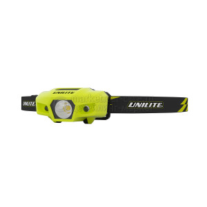 UNILITE SPORT-H1 - Спортивный налобный фонарь (желтый корпус), 175 Lm, 1xAA, IPX6