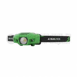UNILITE SPORT-H1 - Спортивный налобный фонарь (зеленый корпус),  175 Lm, 1xAA, IPX6