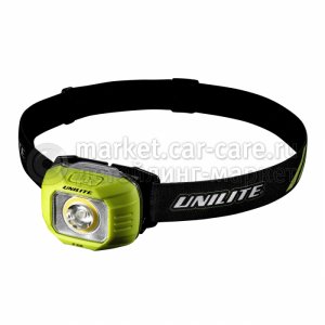UNILITE HT-650 - Налобный фонарь 650 Lm COB + 450 Lm CREE, DUAL POWER, IP65