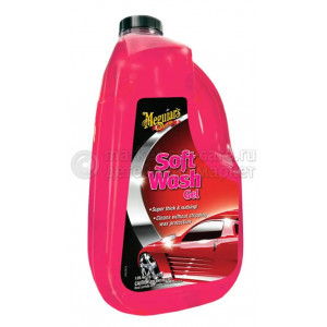 Автомобильный шампунь-гель Meguiar’s Soft Wash Gel, 1.89 л