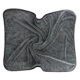 Микрофибровое полотенце для сушки авто "Волчара 2.0", 50*60 см, светло серое, 900 гр/м2