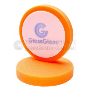 Оранжевый поролоновый круг Glass Gloss, 150 мм (средняя жесткость)