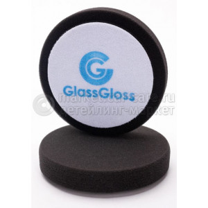 Черный голограммный поролоновый круг Glass Gloss, 150 мм (очень мягкий)
