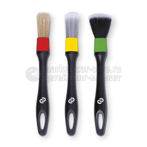 Набор для очистки салона автомобиля Interior Brush Set, к-т из 3-х штук 