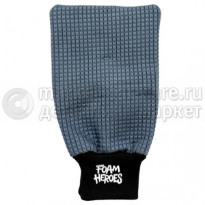 Foam Heroes Двусторонняя варежка для очистки стекол 2Sided Glass Mitt 440 г/м2 