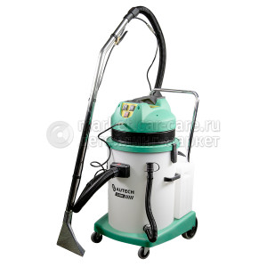 Моющий пылесос экстрактор для влажной уборки и химчистки тканевых поверхностей с пластиковым баком. 3000 Вт, 3 турбины 