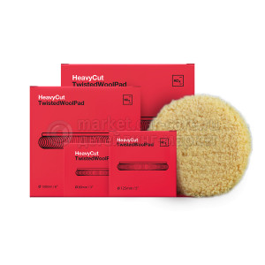 Koch Twisted Wool Pad - меховой круг из ворсостойкой скрученной овечьей шерсти &Oslash; 80 x 25 mm 