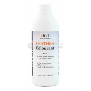 Краска для кожи LeTech Leather COLOURANT EXPERT LINE White белая, 500 мл 