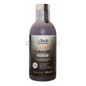 Краска для кожи leather colourant LeTech EXPERT LINE, Dark Brown 200 ml