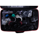 Гибридная аккумуляторная полировальная машинка IBRID Nano Pro Extended Kit 12V и 220V с кругами 