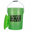 Прозрачное ведро для мойки автомобилей с сепаратором (зеленое) 20 л CARWASH LERATON DETAILING BUCKET WBG