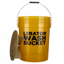 Прозрачное ведро для мойки автомобилей с сепаратором (зеленое) 20 л CARWASH LERATON DETAILING BUCKET WBY