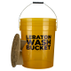 Прозрачное ведро для мойки автомобилей с сепаратором (зеленое) 20 л CARWASH LERATON DETAILING BUCKET WBY