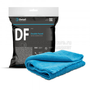 Микрофибровая салфетка Detail DF "Double Faced", двухсторонняя, ультразвук. 40*40