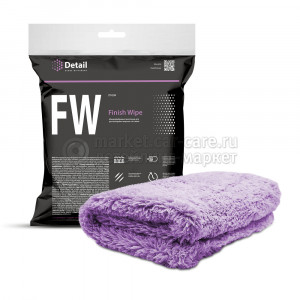 Микрофибровая салфетка для располировки жирных составов Detail FW "Finish Wipe" 40*40