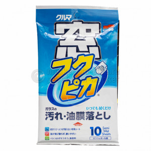 Салфетки для стекла очищающие Soft99 Glass Cleaning Wipes, 10 шт