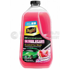 Автомобильный шампунь с ароматом "Арбузная жевательная резинка" Watermelon Bubblegum Wash Meguiar's, 1.89 л.