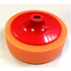 Полировальный диск Hanko средней жесткости оранжевый (гладкий), 150х50мм 