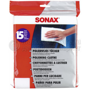 Салфетка полировочная для кузова Sonax, 15 шт.