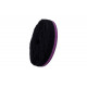 155/25/155 - ЧЕРНЫЙ шерстяной круг Zvizzer (ворс 15 мм) / "Doodle" Wool-Pad, black 15mm