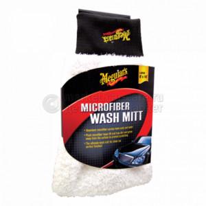 Рукавица для мытья из микрофибровой ткани Meguiar's Microfiber Wash Mitt 20х25 см