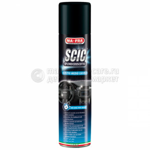 MA-FRA  SCIC BLUE (spray)  защитная полироль для пластика со средним блеском. 600 мл