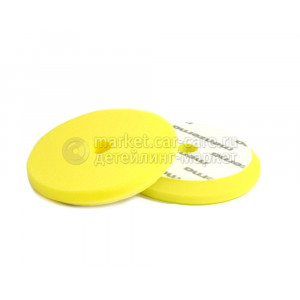 Сверхпрочный поролоновый полировальный диск Menzerna средней жесткости желтый, 130/150 мм