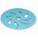 Микрофибровый грубый полировальный диск Rupes голубой 150/170 мм 