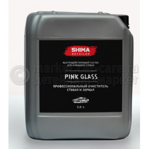 SHIMA DETAILER "PINK GLASS" Профессиональный очиститель стекол и зеркал, 5л.
