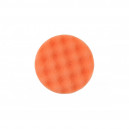 Рельефный поролоновый полировальный диск средний оранжевый Mirka 85 мм.