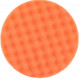 Рельефный поролоновый полировальный диск средний оранжевый 150 мм.