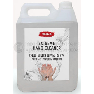 Средство для обработки рук с антибактериальным эффектом SHIMA EXTREME HAND CLEANER, 5 л