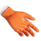 Сверхпрочные резиновые перчатки, нитриловые, оранж, Reflexx N85-L. 8,4 гр. Толщина 0,2 мм.
